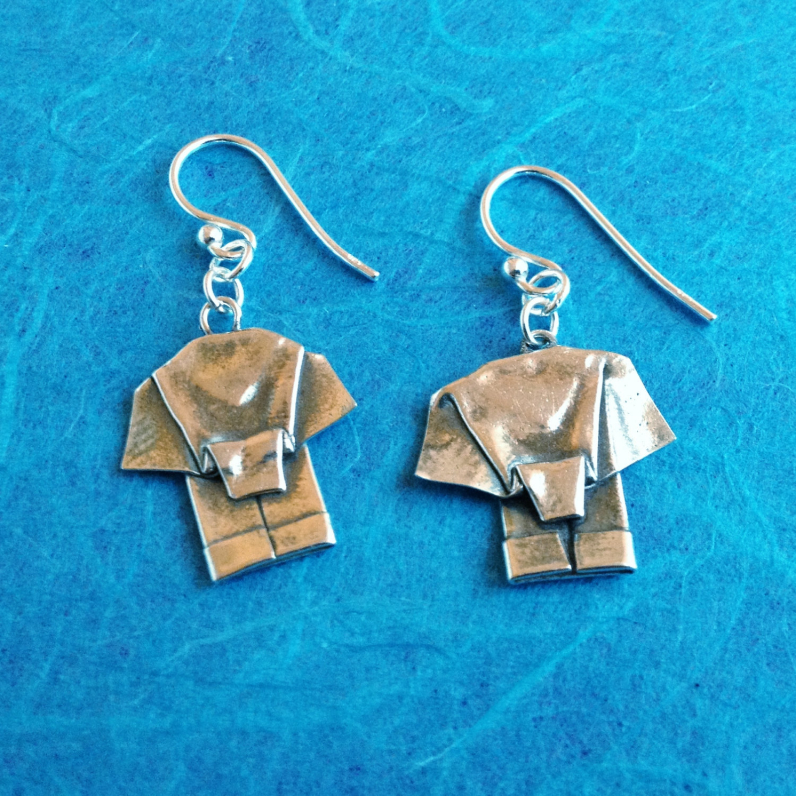 Origami elephant earrings on sale